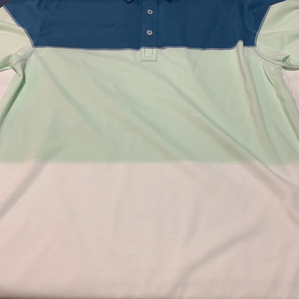mens LARGE linksoul golf shirt like new Dry cleaned only